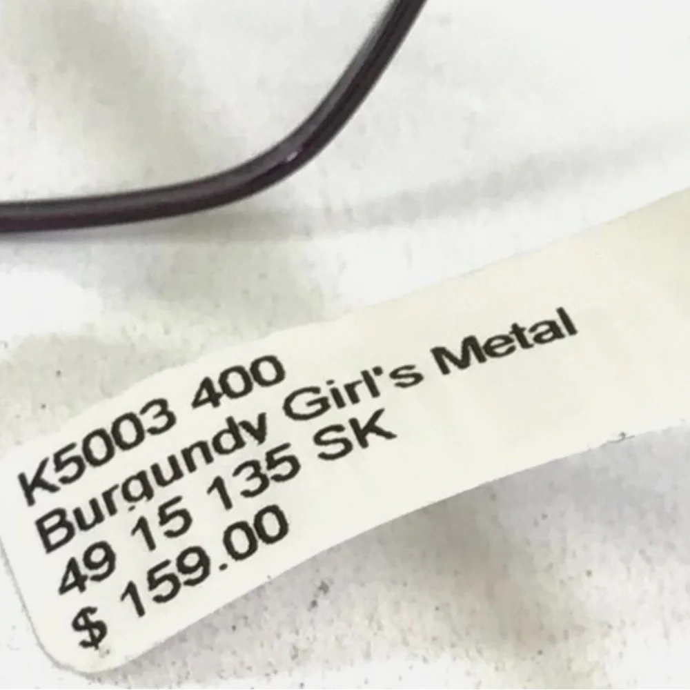 2 Pair Girls Eyewear Frames 1 plastic 1 Metal with Spring Hinges